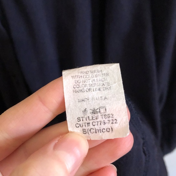 Enti Clothing Blue Button Down Loose Top - Picture 5 of 5